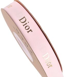 Dior Soft Pink Ribbon with Gold Accents